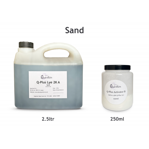Quartier Q-Plus Lye 2K Sand 2.5ltr + 250ml Activator  260.0054.2750 (DC)